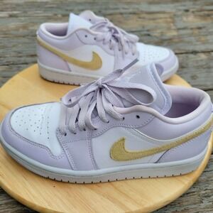 Nike Air Jordan 1 Low Womens 6.5 US Barely Grape Lemon Wash White DC0774-501